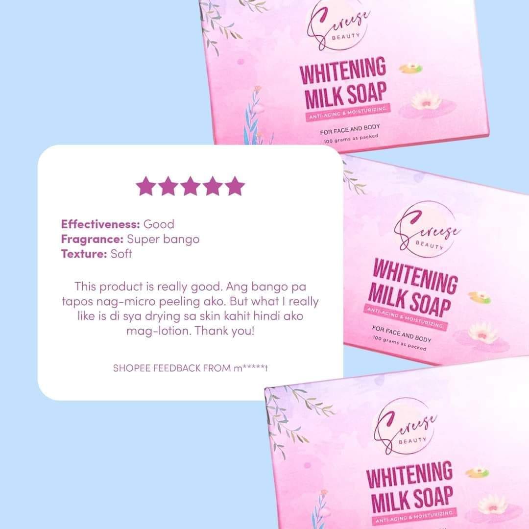 Sereese Beauty Whitening Milk Soap