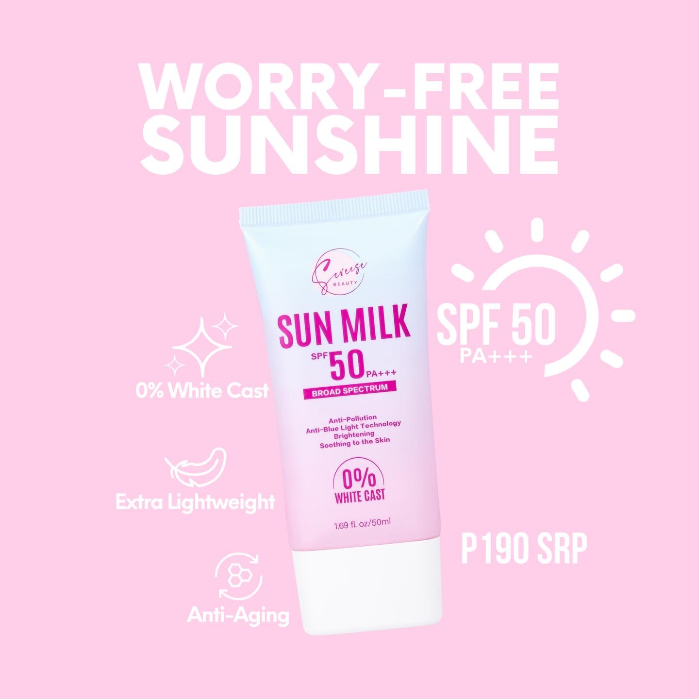 Sereese Beauty Sun Milk SPF 50++